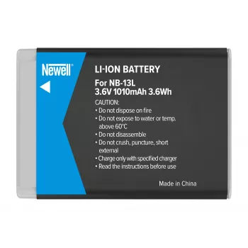 Batería de repuesto Newell NB-13L para Canon
