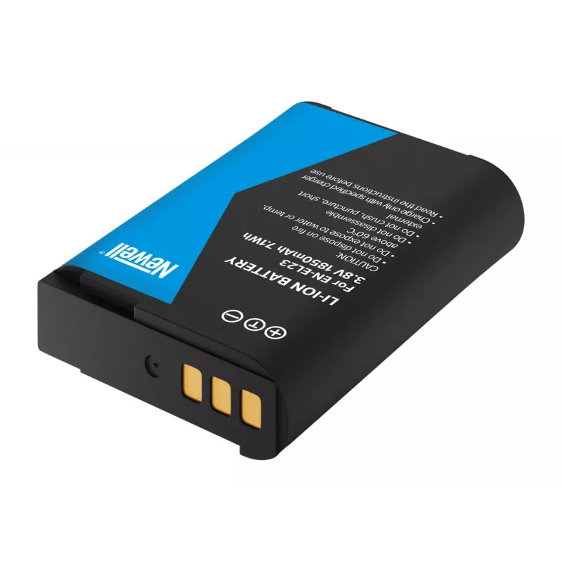 Batería de repuesto Newell para Nikon EN-EL23, 1850mAh, 7,0Wh, Li-Ion