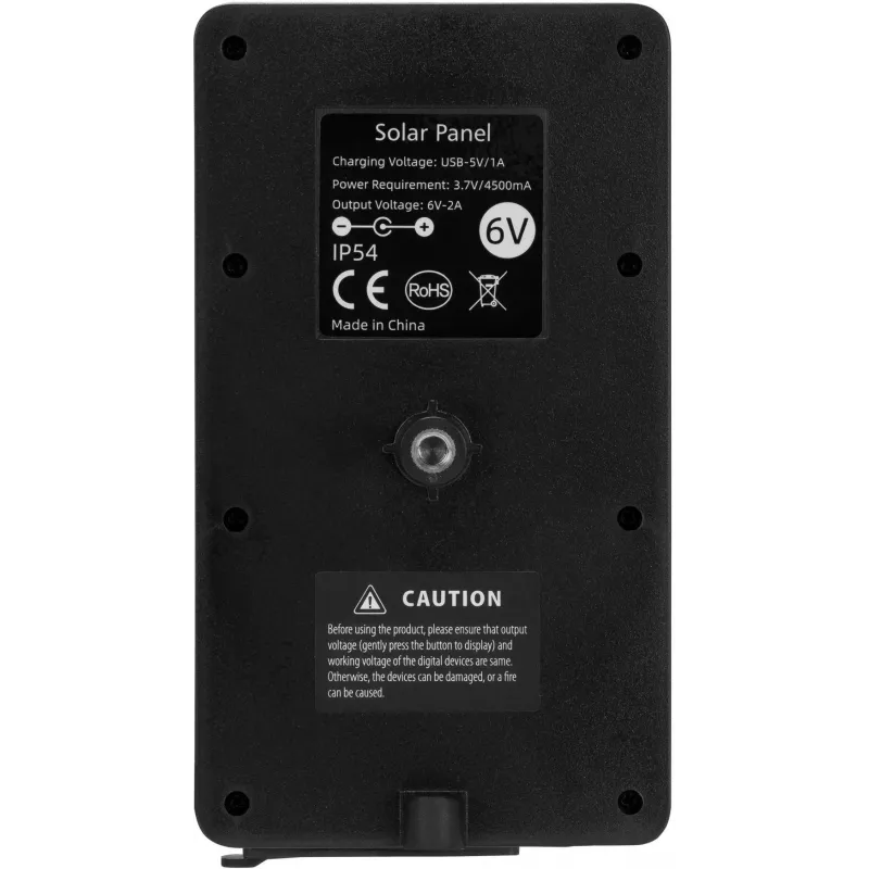 Panel solar para cámara de rastreo Redleaf RD3019 Pro - 2W monocristalino, batería 8000mAh, IP66