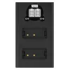 Cargador USB-C de doble canal Newell DL-USB-C para baterías Canon LP-E17