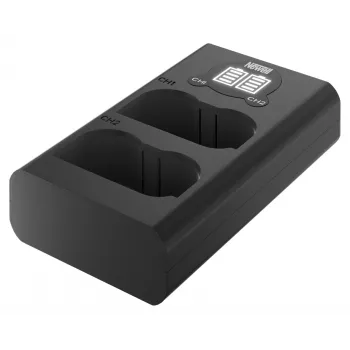Cargador USB-C de doble canal Newell DL-USB-C para baterías Nikon EN-EL15