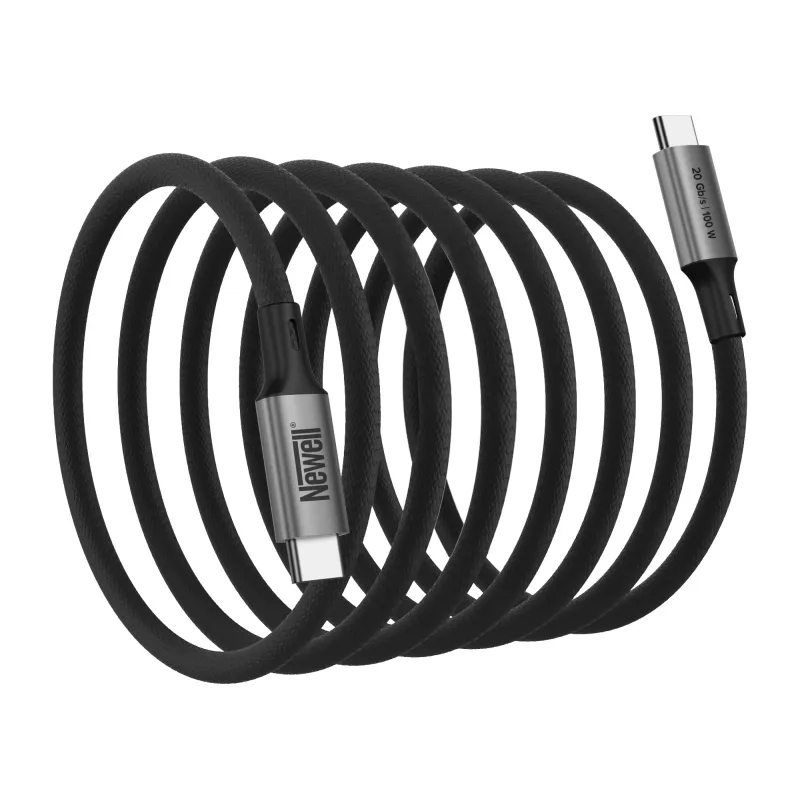 Cable magnético Newell USB-C a USB-C 3.2 Gen 2 - 1 m, grafito
