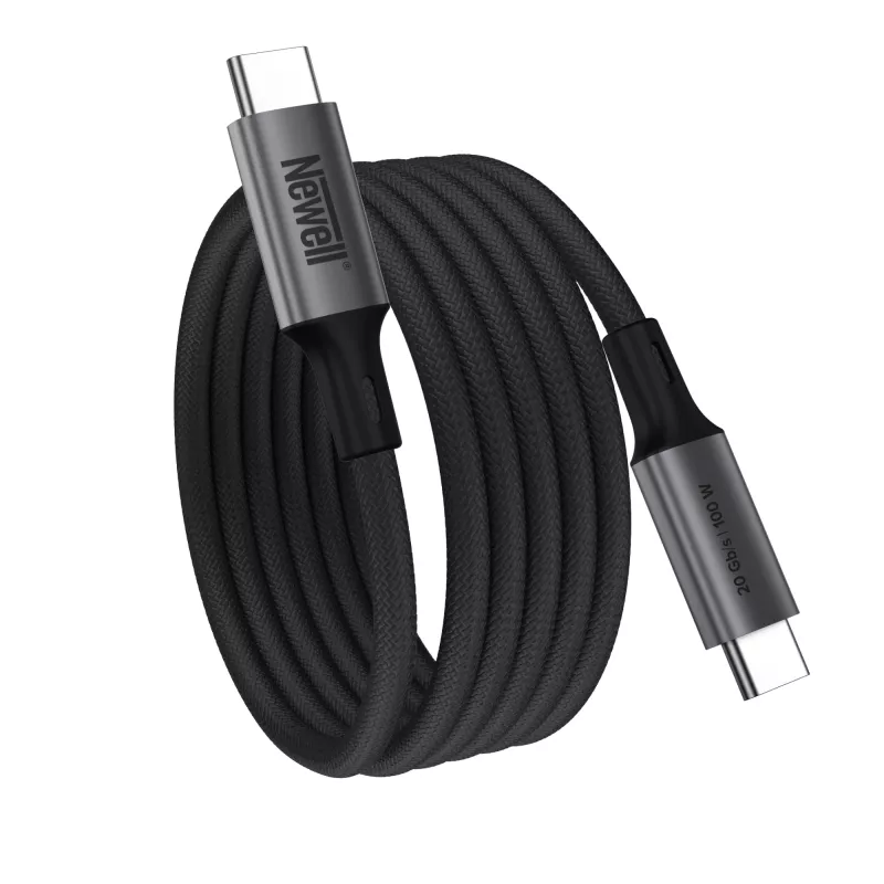 Cable magnético Newell USB-C a USB-C 3.2 Gen 2 - 1 m, grafito