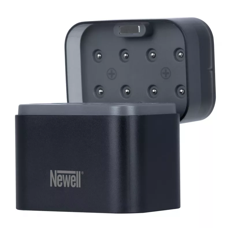 Cargador de baterías Li-Ion/Ni-MH Newell de 8 canales