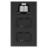 Cargador USB-C de doble canal Newell DL-USB-C para baterías Sony NP-FW50