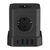 Regleta de enchufes Newell GaN Power Cube 9W1 negra