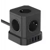 Regleta de enchufes Newell GaN Power Cube 9W1 negra