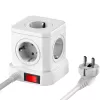 Newell GaN Power Cube 9w1 regleta de enchufes con cargador USB blanco