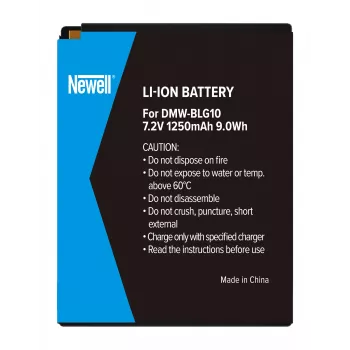 Newell batería de repuesto para Panasonic DMW-BLG10