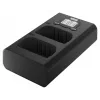 Newell cargador USB-C de doble canal DL-USB-C para baterías Canon LP-E6