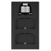 Newell cargador USB-C de doble canal DL-USB-C para baterías Canon LP-E6