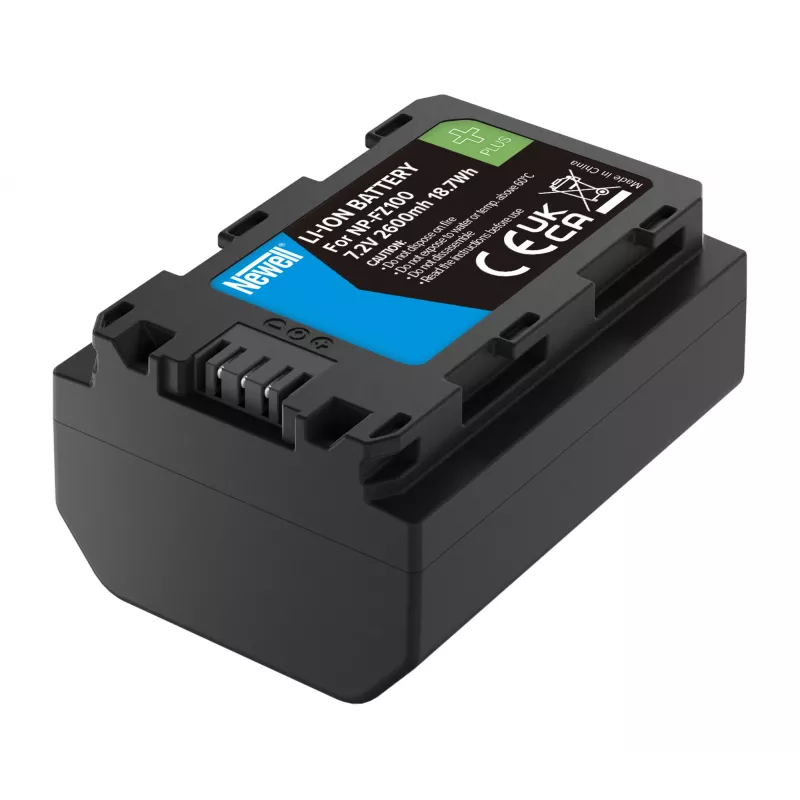 Newell Plus batería de repuesto NP-FZ100 para cámaras Sony, 2280mAh, 7,2V, Li-Ion, negro