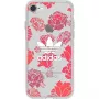 Adidas funda transparente Flowers para Apple iPhone 6/6s/7/8 roja