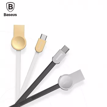 Baseus Keyble Cable (Zinc Alloy) USB-A a USB-C 1m Blanco