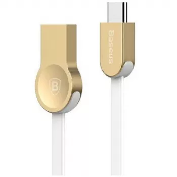 Baseus Keyble Cable (Zinc Alloy) USB-A a USB-C 1m Blanco