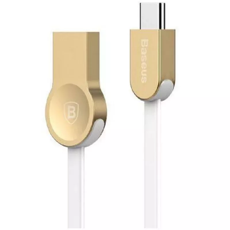 Baseus Keyble Cable (Zinc Alloy) USB-A a USB-C 1m Blanco