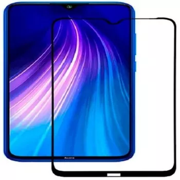 Evelatus Xiaomi Redmi Note 8 / Redmi Note 8 2021 Protector de pantalla 2.5D Full Cover Japan Glue Glass Anti-Static de cristal templado