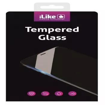 iLike Samsung Galaxy A12/A03s/A02/M12/Xiaomi Redmi 9/9A/9C/10/10A Protector de pantalla de cristal templado plano transparente 0,33mm