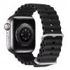 Dux Ducis Correa de silicona para Apple Watch 8/7/6/5/4/3/2/SE (38/40/41 mm) - negra