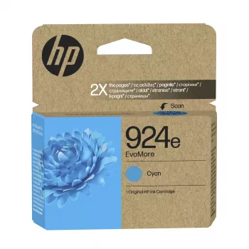 HP 924e EvoMore Cartucho de tinta original Cian