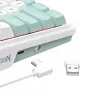 Redragon Galatin Pro K719WG-RGB-PRO teclado mecánico gaming inalámbrico tri-modo (98 teclas, hot-swappable, RGB, negro)