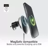 SBS cargador con cable retráctil MagSafe magnético 15W - negro