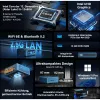GEEKOM IT12 mini PC, Intel Core i7-1260P, 16GB RAM, 500GB SSD, Windows 11 Pro, azul