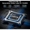 GEEKOM IT12 mini PC, Intel Core i7-1260P, 16GB RAM, 500GB SSD, Windows 11 Pro, azul