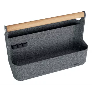 Leitz Organizador de escritorio portátil fieltro gris