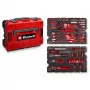 Einhell E-CASE 370570 Maletín de herramientas universal de 80 piezas (rojo/negro)