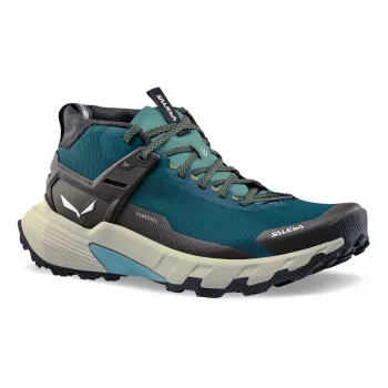 SALEWA Zapatillas de speed hiking Pedroc 2 Mid PTX - Pond/Black Out - UK 9.5 (EU 44)
