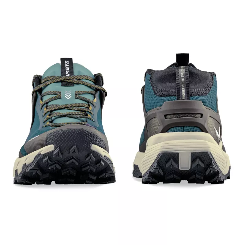 SALEWA Zapatillas de speed hiking Pedroc 2 Mid PTX - Pond/Black Out - UK 9.5 (EU 44)