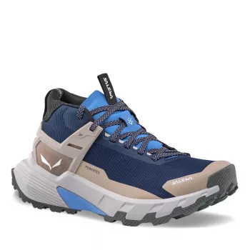 Salewa Pedroc 2 Mid PTX Zapatos de senderismo para mujer - Navy Blazer/Quicksand - UK 6.5 (EU 40)