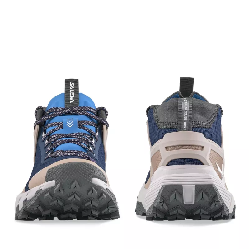 Salewa Pedroc 2 Mid PTX Zapatos de senderismo para mujer - Navy Blazer/Quicksand - UK 6.5 (EU 40)