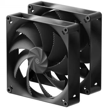 HAVN H18 Ventilador PWM - Pack de 2, 180 mm, Negro