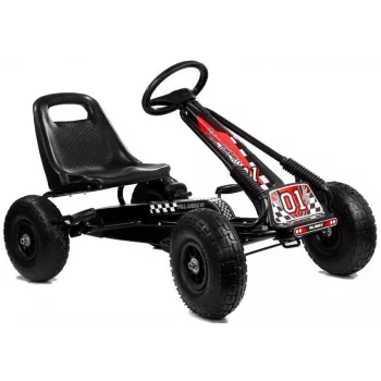 LEAN TOYS LEAN CARS A-15 Go-kart negro neumáticos de aire