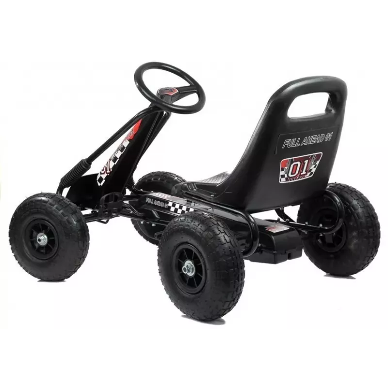 LEAN TOYS LEAN CARS A-15 Go-kart negro neumáticos de aire