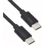 Zebra Cable de comunicación y carga USB-C a USB-C, 1m, 60W PD, negro