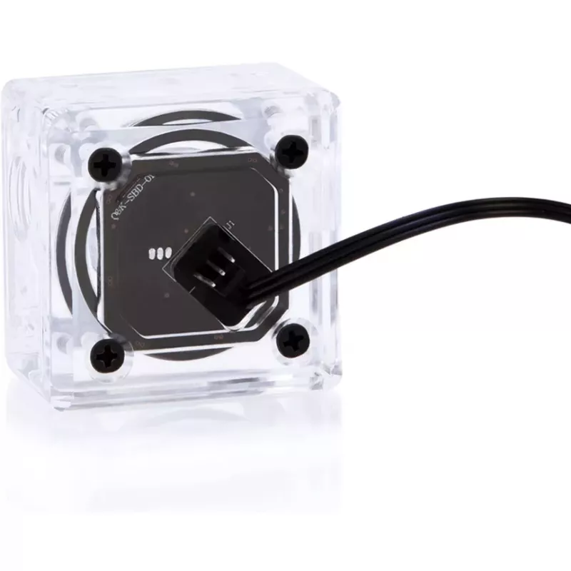 Alphacool Eisfluegel Aurora Indicador de caudal HighFlow con señal de tacómetro (transparente)