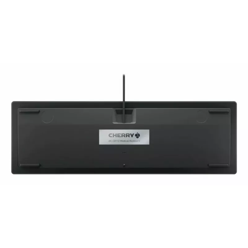 CHERRY Contour Design Active Key AK-C8112 teclado con cable USB de tamaño completo con interruptores de tijera QWERTY negro