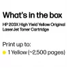HP 203X cartucho de tóner amarillo de alto rendimiento (CF542X) | tóner original HP LaserJet