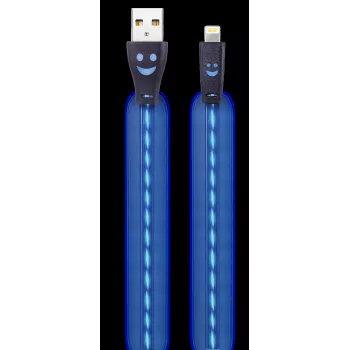 Cable 2GO 795536 USB-A a Lightning, 1 m, azul