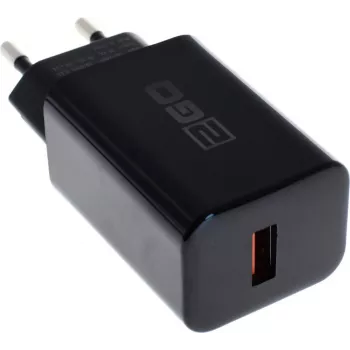 2GO 795954 Cargador para dispositivos móviles negro para interiores