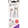 2GO 795962 auricular in-ear con cable y micrófono – dorado