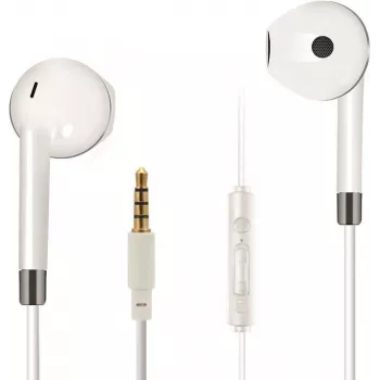 2GO 795964 Auriculares in-ear con cable y micrófono, blanco