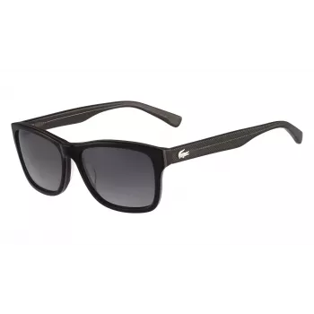 Lacoste Unisex gafas de sol cuadradas L683SP negro/gris 55mm L683SP5516001