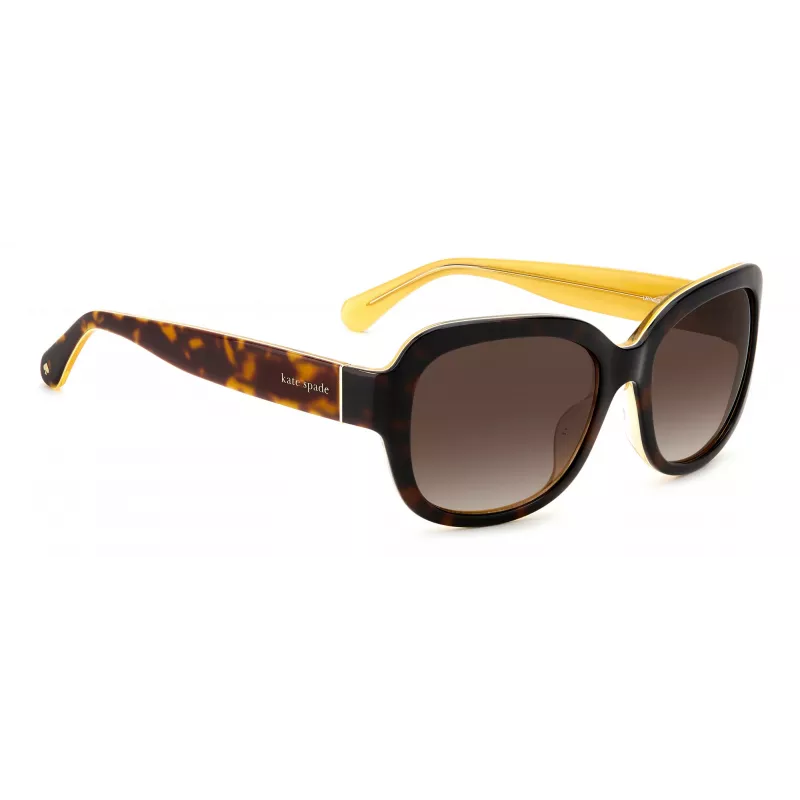 Kate Spade mujer gafas de sol Layne - montura de acetato, protección UV400, lentes de 55 mm
