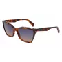 LIU JO Gafas de sol para mujer LJ796S-245 – montura mariposa de acetato havana con lentes degradadas marrones, 58/15/135 mm