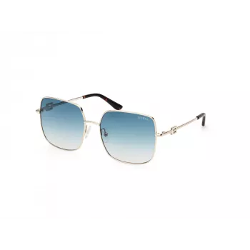 GUESS gafas de sol mujer GU7906H5832P, rectangular, polarizadas, Havana/marrón, 58/17/140 mm