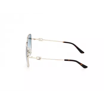 GUESS gafas de sol mujer GU7906H5832P, rectangular, polarizadas, Havana/marrón, 58/17/140 mm